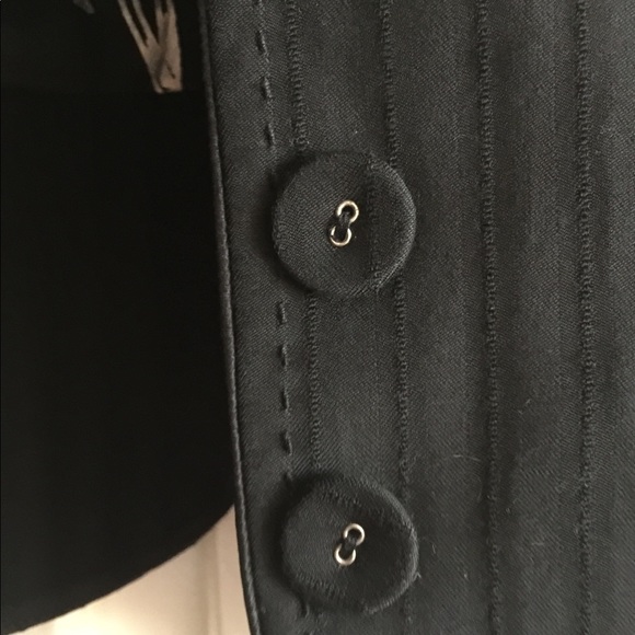 Bebe Black Cropped Tuxedo Style Jacket - Picture 4 of 8